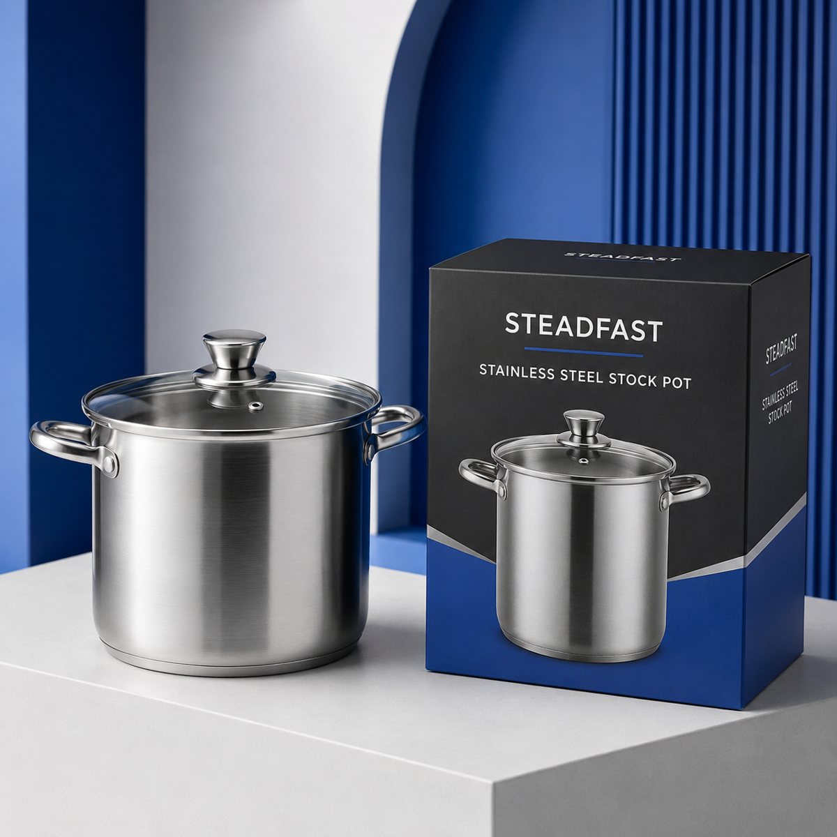 8 Qt Stainless Stock Pot