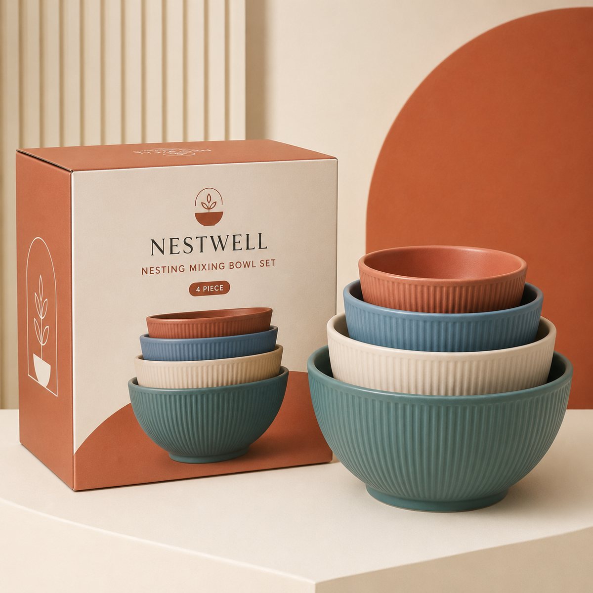 Ceramic Mixing Bowl Set