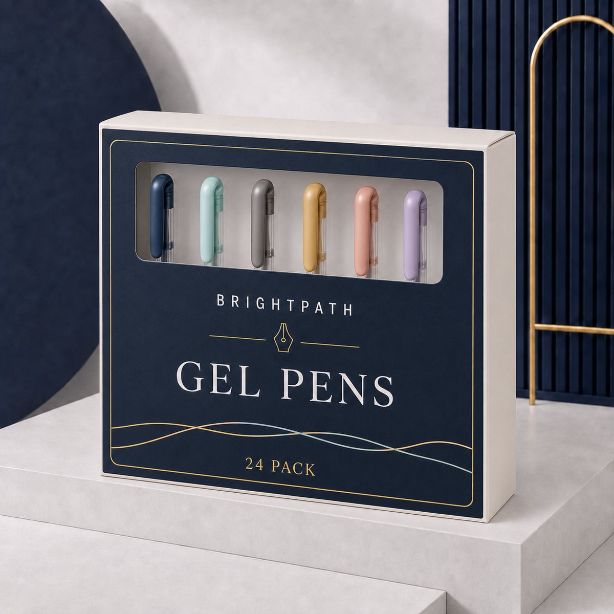 Gel Pens, 24 Pack