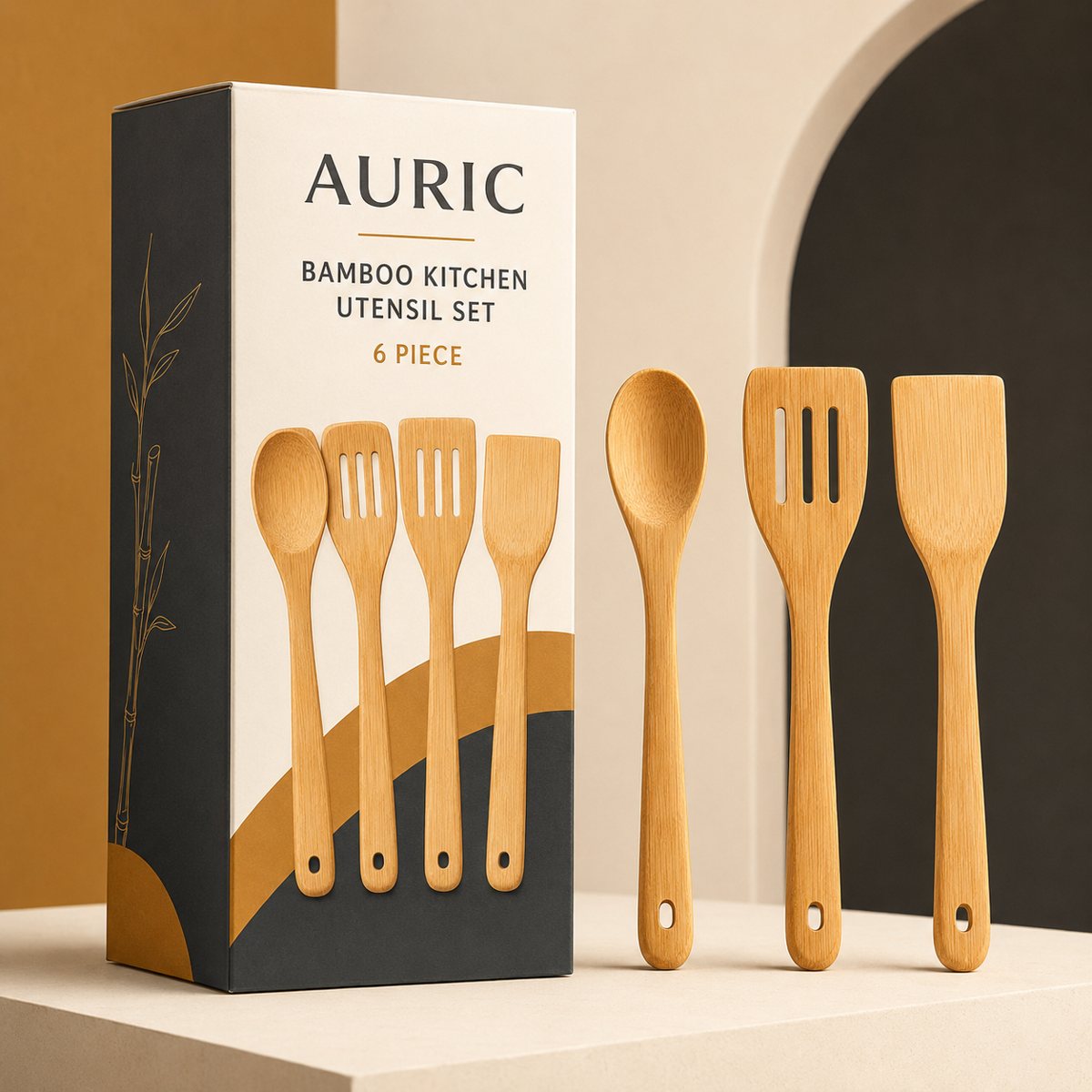 Bamboo Kitchen Utensil Set