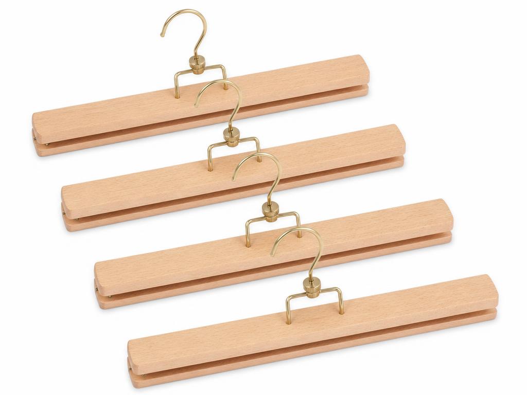 TicoZa Wooden Quilt Hangers — 4-Pack